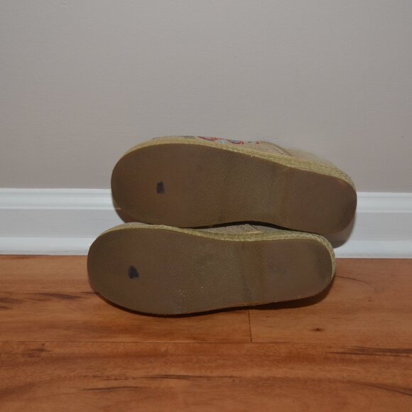 Dansko Vegan Jute Pro Linen Embroidered Clogs Size 39 Natural Burlap Sz 8.5-9 - Picture 8 of 9
